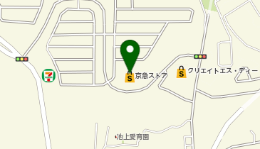 宅配ロッカーPUDO 京急ストア 湘南池上店の地図画像