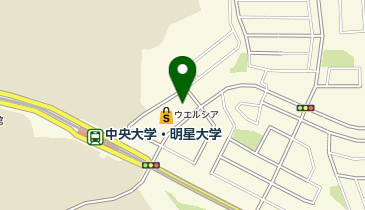 宅配ロッカーPUDO ウエルシア 八王子東中野店の地図画像
