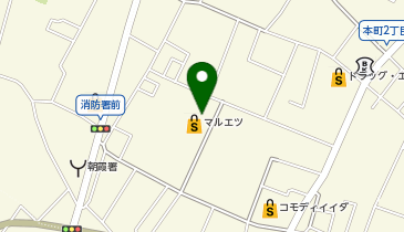 宅配ロッカーPUDO マルエツ 朝霞店の地図画像