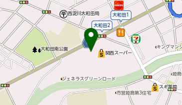 宅配ロッカーPUDO 関西スーパー 大和田店の地図画像