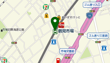 宅配ロッカーPUDO 京浜急行電鉄 鶴見市場駅の地図画像