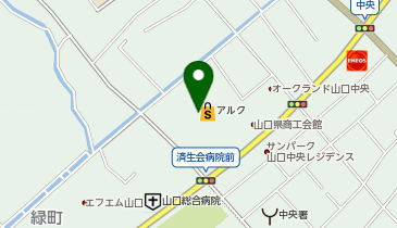 宅配ロッカーPUDO 丸久 アルク山口店の地図画像