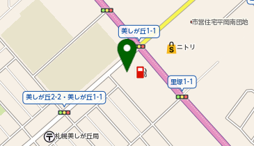 宅配ロッカーPUDO ヤマト運輸 札幌美しが丘センターの地図画像