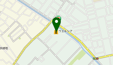 宅配ロッカーPUDO ウエルシア 草加原町店の地図画像