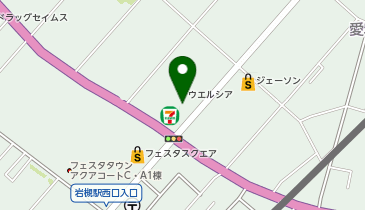 宅配ロッカーPUDO ウエルシア 岩槻西町店の地図画像