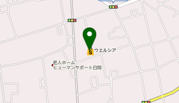 宅配ロッカーPUDO ウエルシア 白岡店の地図画像