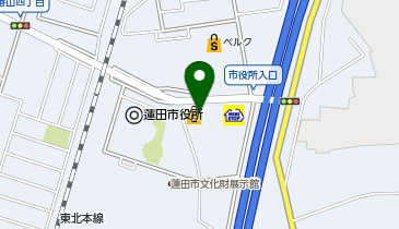 宅配ロッカーPUDO ウエルシア 蓮田黒浜店の地図画像