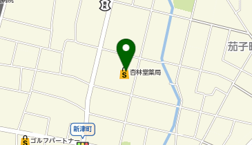 宅配ロッカーPUDO 杏林堂薬局 新津店の地図画像