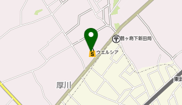 宅配ロッカーPUDO ウエルシア 坂戸鶴舞厚川店の地図画像
