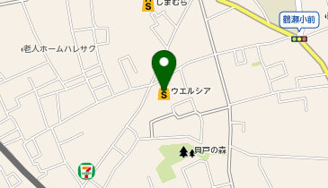 宅配ロッカーPUDO ウエルシア 富士見鶴瀬東店の地図画像