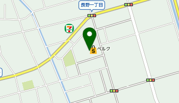 宅配ロッカーPUDO ベルク 行田長野店の地図画像