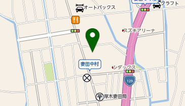 宅配ロッカーPUDO ヨークマート 厚木妻田店の地図画像