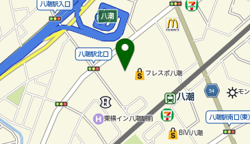 宅配ロッカーPUDO フレスポ八潮の地図画像
