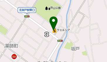 宅配ロッカーPUDO ウエルシア 北坂戸店の地図画像
