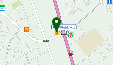 宅配ロッカーPUDO いなげや 川越新河岸店の地図画像