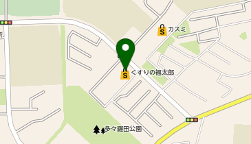 宅配ロッカーPUDO くすりの福太郎 印西内野店の地図画像