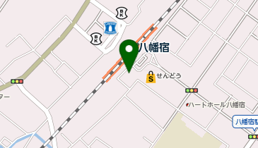 宅配ロッカーPUDO ドラッグSENDO 八幡店の地図画像
