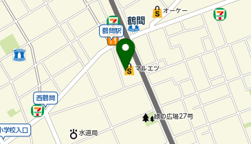 宅配ロッカーPUDO マルエツ 鶴間店の地図画像