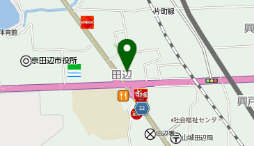 宅配ロッカーPUDO ヤマト運輸 京田辺大住センターの地図画像