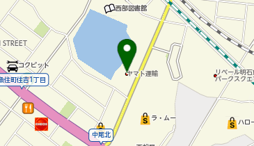 宅配ロッカーPUDO ヤマト運輸 明石魚住センターの地図画像