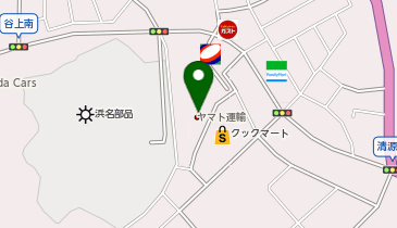 宅配ロッカーPUDO ヤマト運輸 浜名湖新居センターの地図画像