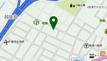 宅配ロッカーPUDO ヤマト運輸 焼津八楠センターの地図画像