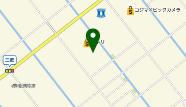 宅配ロッカーPUDO ヤマト運輸 豊橋神野センターの地図画像