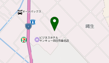 宅配ロッカーPUDO ヤマト運輸 三重川越センターの地図画像