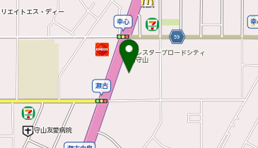 宅配ロッカーPUDO ヤマト運輸 守山幸心センターの地図画像