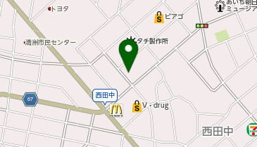 宅配ロッカーPUDO ヤマト運輸 西枇杷島センターの地図画像