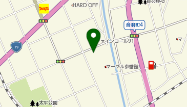 宅配ロッカーPUDO ヤマト運輸 多治見太平センターの地図画像