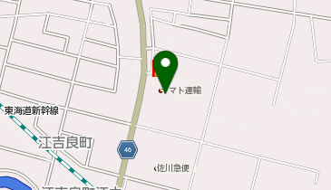 宅配ロッカーPUDO ヤマト運輸 羽島平方センターの地図画像