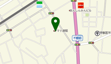 宅配ロッカーPUDO ヤマト運輸 宇都宮陽南センターの地図画像