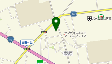 宅配ロッカーPUDO ヤマト運輸 水戸東原センターの地図画像