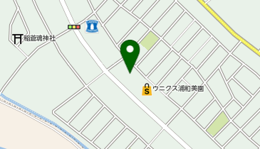宅配ロッカーPUDO ウニクス浦和美園の地図画像