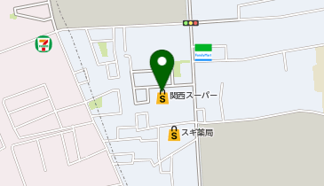 宅配ロッカーPUDO 関西スーパー 久代店の地図画像