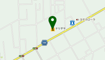 宅配ロッカーPUDO ナリタヤ 富里店の地図画像