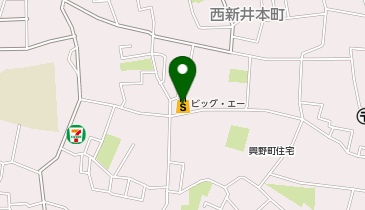 宅配ロッカーPUDO Big-A 足立西新井本町店の地図画像