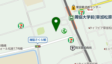 宅配ロッカーPUDO 東武ストア 松原店の地図画像