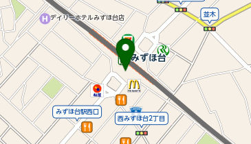 宅配ロッカーPUDO 東武ストア みずほ台店の地図画像