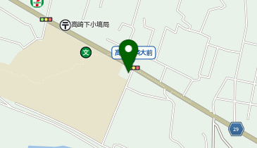宅配ロッカーPUDO 高崎経済大学の地図画像