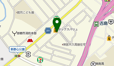 宅配ロッカーPUDO マックスバリュ 新都心めかる店の地図画像