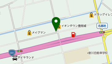 宅配ロッカーPUDO マックスバリュ 豊見城店の地図画像