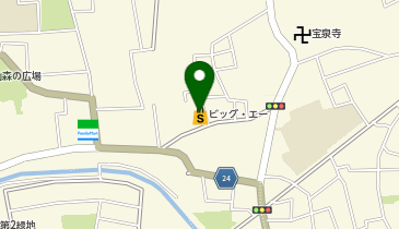 宅配ロッカーPUDO Big-A 東久留米金山店の地図画像