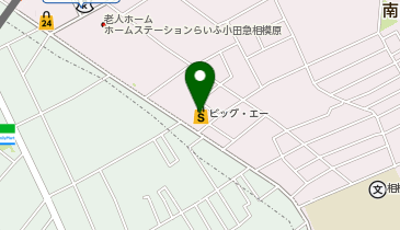 宅配ロッカーPUDO Big-A 相模原相南店の地図画像