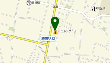 宅配ロッカーPUDO ウエルシア 木更津高柳店の地図画像