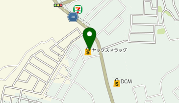 宅配ロッカーPUDO ヤックスドラッグ 鎌取店の地図画像
