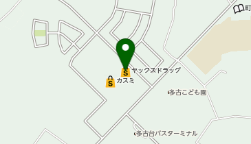 宅配ロッカーPUDO ヤックスドラッグ 多古台店の地図画像