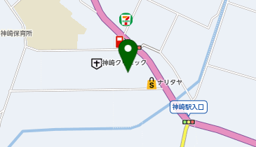 宅配ロッカーPUDO ヤックスドラッグ 神崎店の地図画像