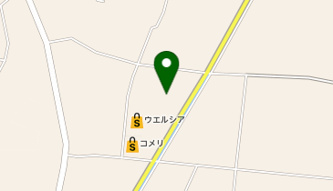 宅配ロッカーPUDO ヤックスドラッグ 白子店の地図画像